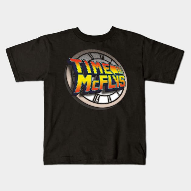 Time McFlys Kids T-Shirt by TrulyMadlyGeekly